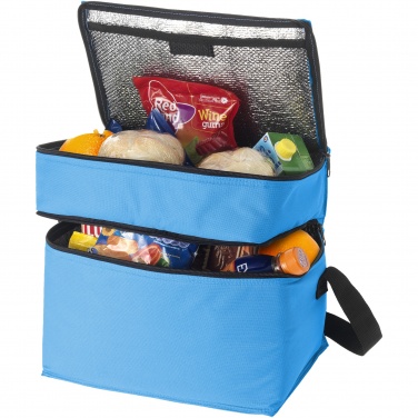 Logotrade advertising product picture of: Oslo 2-zippered compartments cooler bag 13L