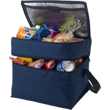Logo trade advertising products picture of: Oslo 2-zippered compartments cooler bag 13L