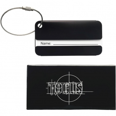 Logo trade corporate gifts image of: Discovery luggage tag