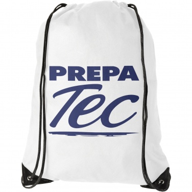 Logo trade corporate gift photo of: Evergreen non-woven drawstring bag 5L
