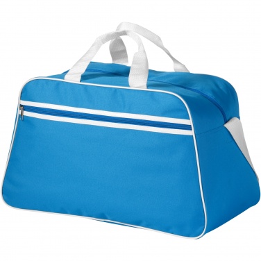 Logotrade promotional product image of: San Jose 2-stripe sports duffel bag 30L
