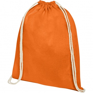 Logotrade promotional giveaways photo of: Oregon 100 g/m² cotton drawstring bag 5L