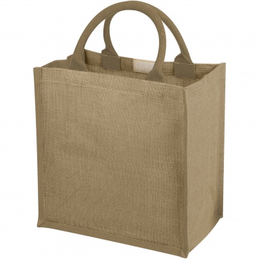 Logo trade corporate gifts image of: Chennai jute tote bag 16L