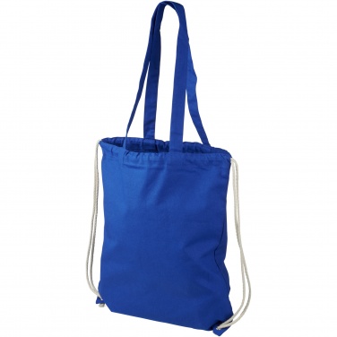 Logo trade promotional merchandise photo of: Eliza 240 g/m² cotton drawstring bag 6L