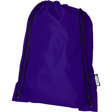 Logo trade promotional merchandise picture of: Oriole RPET drawstring bag 5L