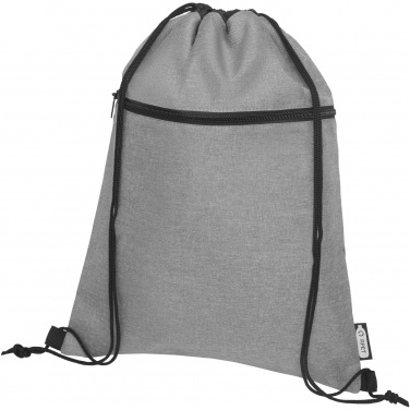 Logo trade promotional merchandise image of: Ross RPET drawstring bag 5L