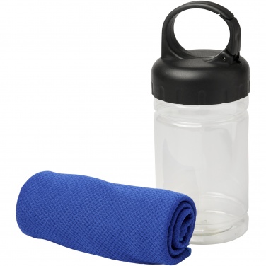 Logo trade corporate gifts image of: Remy cooling towel in PET container