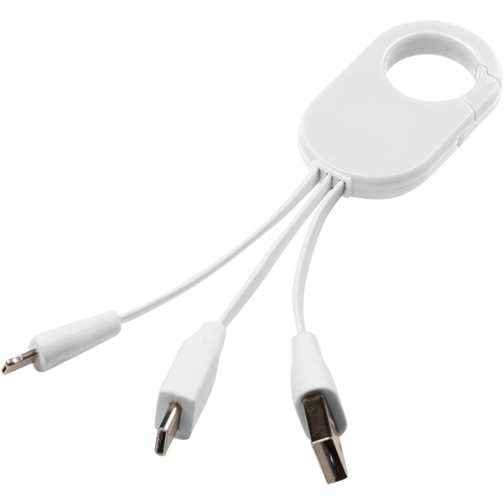 Logo trade promotional giveaways picture of: Troop 3-in-1 charging cable