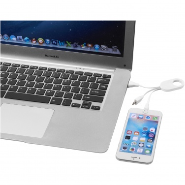 Logo trade business gifts image of: Troop 3-in-1 charging cable