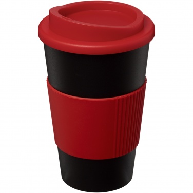 Logo trade promotional items image of: Americano® 350 ml insulated tumbler with grip
