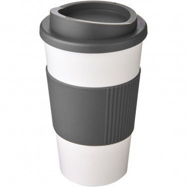 Logo trade advertising product photo of: Americano® 350 ml insulated tumbler with grip