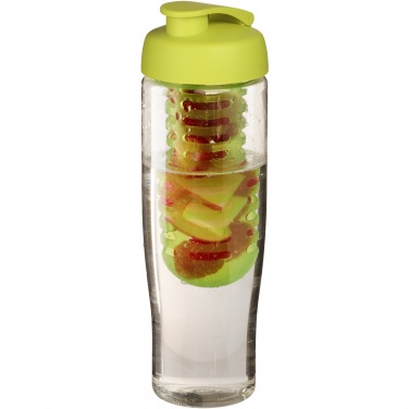 Logo trade advertising products image of: H2O Active® Tempo 700 ml flip lid sport bottle & infuser