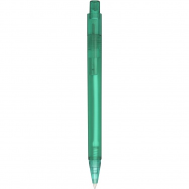 Logo trade advertising products image of: Calypso frosted ballpoint pen