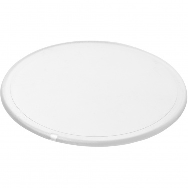 Logo trade promotional giveaways image of: Renzo round plastic coaster