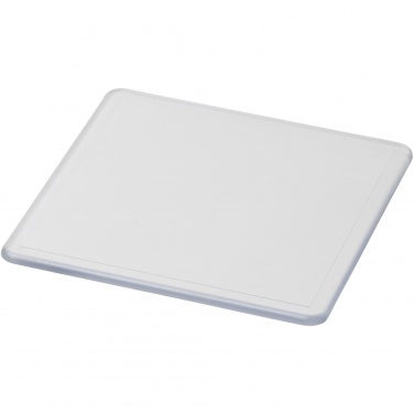 Logo trade promotional merchandise photo of: Renzo square plastic coaster