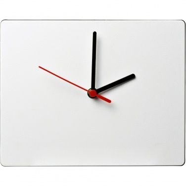 Logotrade advertising products photo of: Brite-Clock® rectangular wall clock