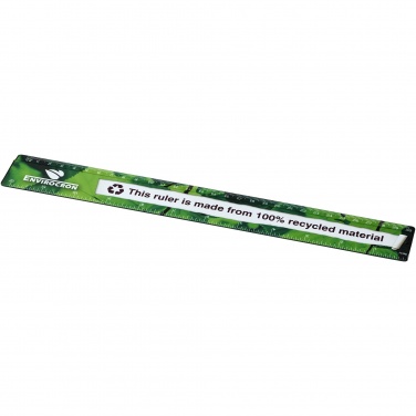 Logo trade advertising products picture of: Terran 30 cm ruler from 100% recycled plastic