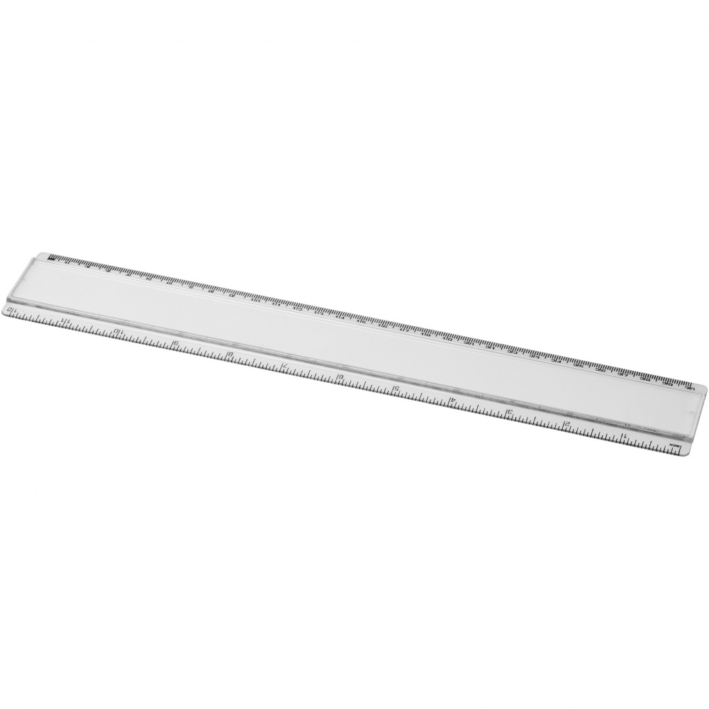 Logo trade advertising product photo of: Ellison 30 cm plastic insert ruler