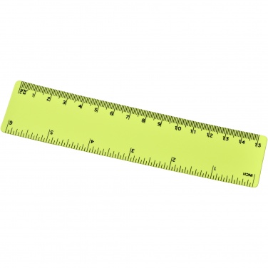 Logo trade corporate gifts picture of: Rothko 15 cm plastic ruler
