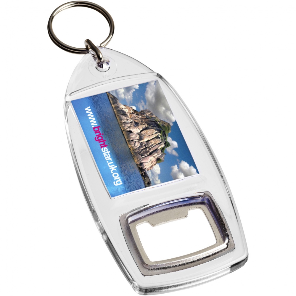 Logotrade promotional product picture of: Jibe R1 bottle opener keychain