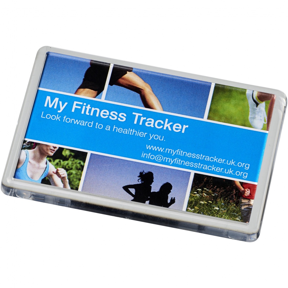Logo trade promotional products image of: Lure plastic fridge magnet