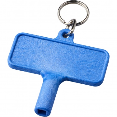 Logotrade promotional merchandise image of: Largo plastic radiator key with keychain