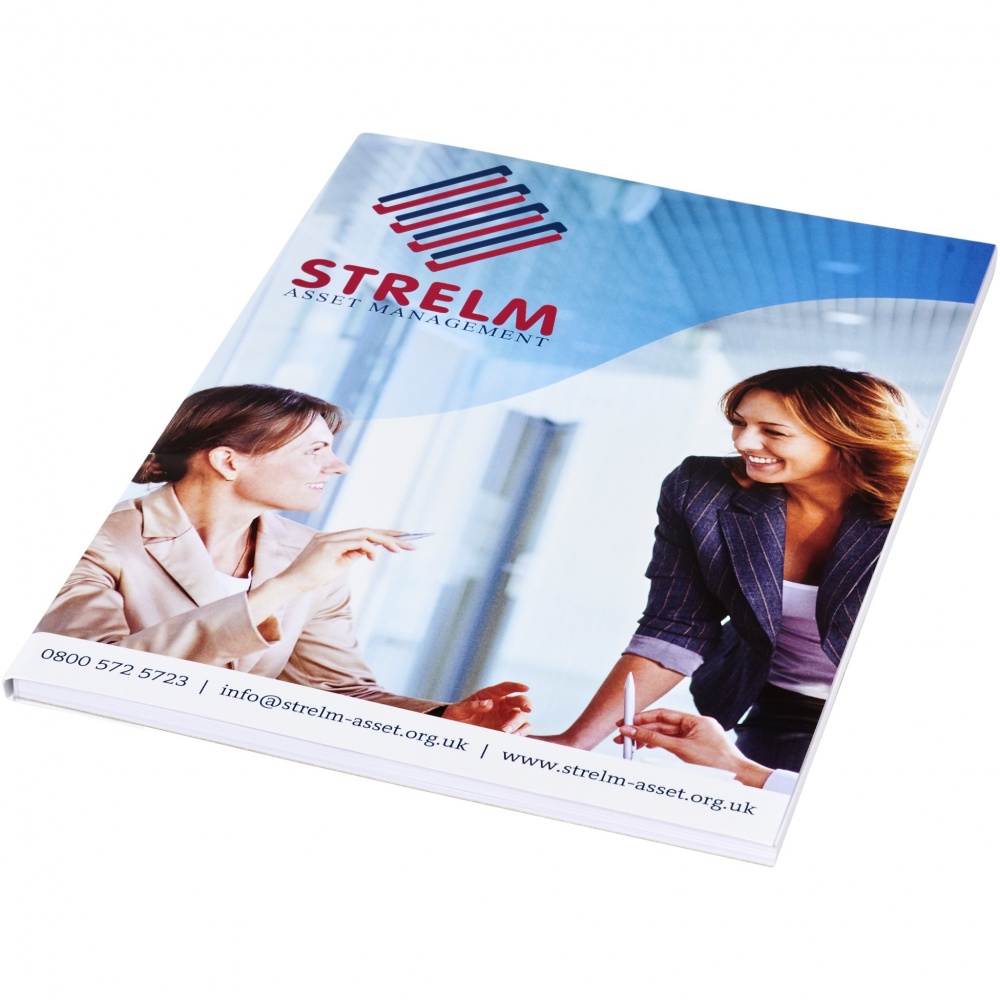Logotrade promotional merchandise photo of: Desk-Mate® A5 notepad wrap over cover
