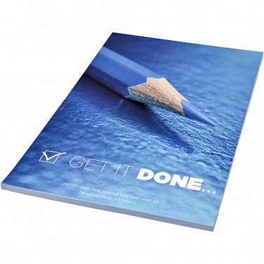 Logo trade promotional products picture of: Desk-Mate® A5 notepad wrap over cover