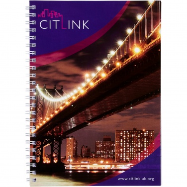 Logo trade promotional merchandise photo of: Desk-Mate® A5 spiral notebook