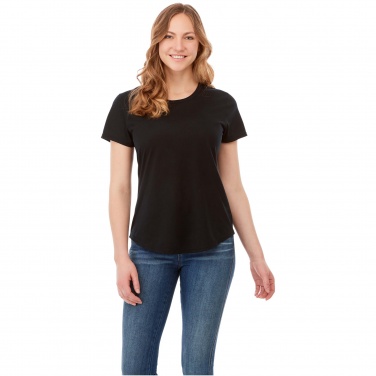 Logo trade corporate gifts image of: Jade short sleeve women's GRS recycled t-shirt