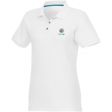 Logotrade promotional item image of: Beryl short sleeve women's organic recycled polo