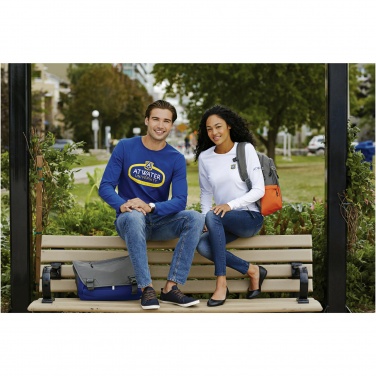 Logo trade promotional giveaways image of: Ponoka long sleeve women's organic t-shirt