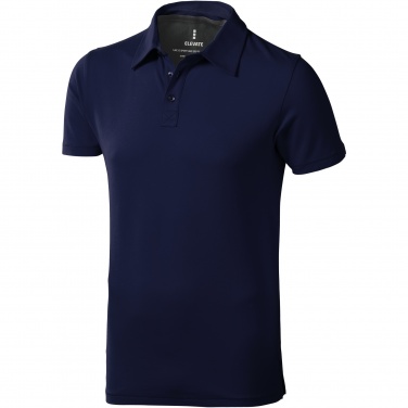 Logo trade promotional giveaways picture of: Markham short sleeve men's stretch polo