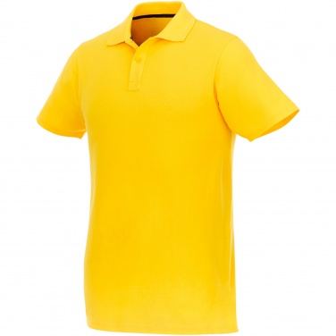 Logo trade promotional giveaway photo of: Helios short sleeve men's polo