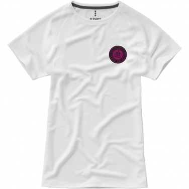 Logo trade promotional products picture of: Niagara short sleeve women's cool fit t-shirt
