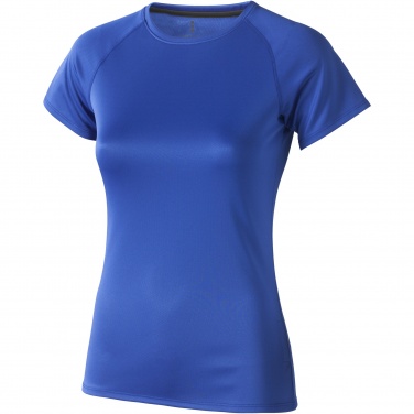 Logo trade promotional giveaways image of: Niagara short sleeve women's cool fit t-shirt