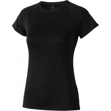 Logo trade corporate gifts picture of: Niagara short sleeve women's cool fit t-shirt