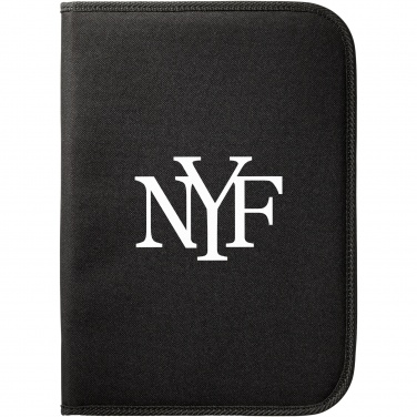 Logo trade advertising products image of: Berkely A4 zippered portfolio