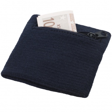 Logo trade promotional merchandise picture of: Brisky performance wristband with zippered pocket