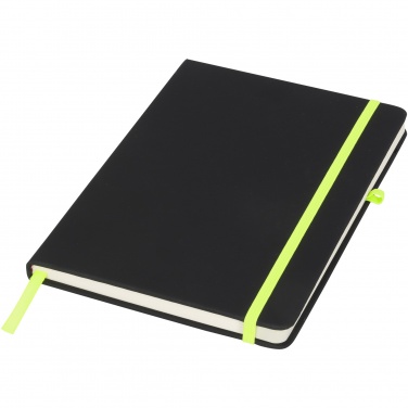 Logo trade promotional products image of: Noir medium notebook