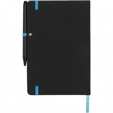 Logo trade promotional merchandise image of: Noir Edge medium notebook