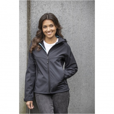 Logotrade promotional item image of: Coltan women’s GRS recycled softshell jacket