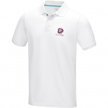 Logotrade advertising product image of: Graphite short sleeve men’s organic polo