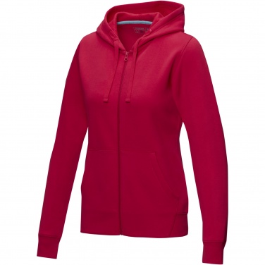 Logo trade corporate gift photo of: Ruby women’s organic recycled full zip hoodie