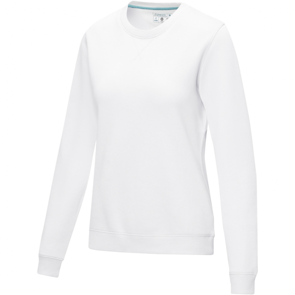 Logotrade promotional giveaways photo of: Jasper women’s organic recycled crewneck sweater