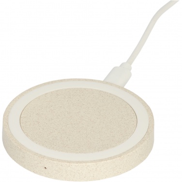 Logotrade advertising product picture of: Naka 5W wheat straw wireless charging pad