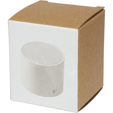 Logotrade promotional giveaway image of: Kikai wheat straw Bluetooth® speaker