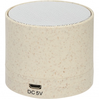 Logotrade promotional merchandise picture of: Kikai wheat straw Bluetooth® speaker
