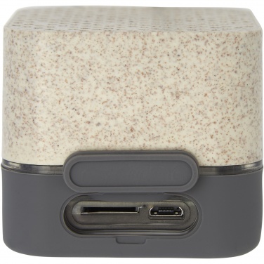 Logotrade promotional item picture of: Aira wheat straw Bluetooth® speaker