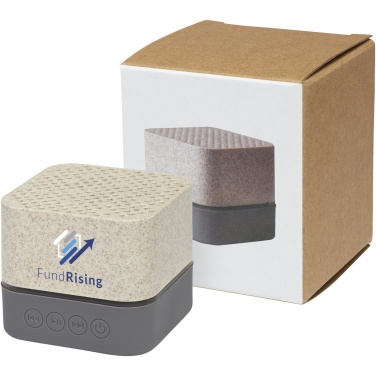 Logotrade business gifts photo of: Aira wheat straw Bluetooth® speaker